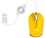 TRUST Myš Nanou Retractable Micro Mouse, USB, žlutá (navíjecí kabel)